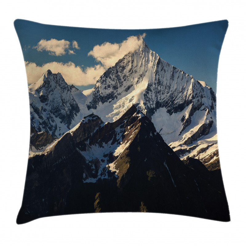 View of Alps Mountain Pillow Cover