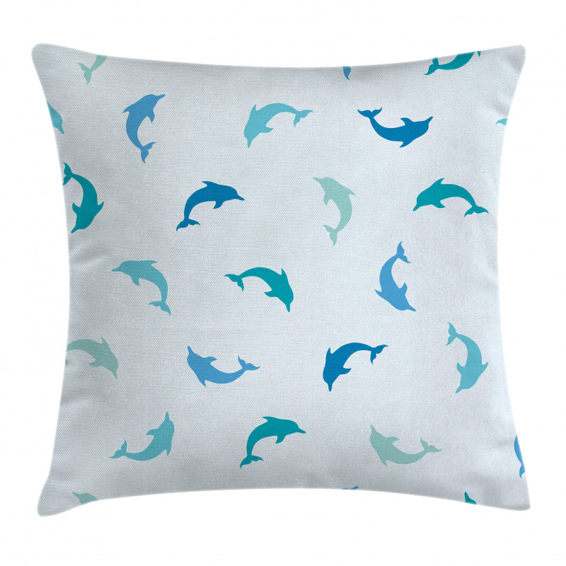 Jumping Mammals Pillow Cover