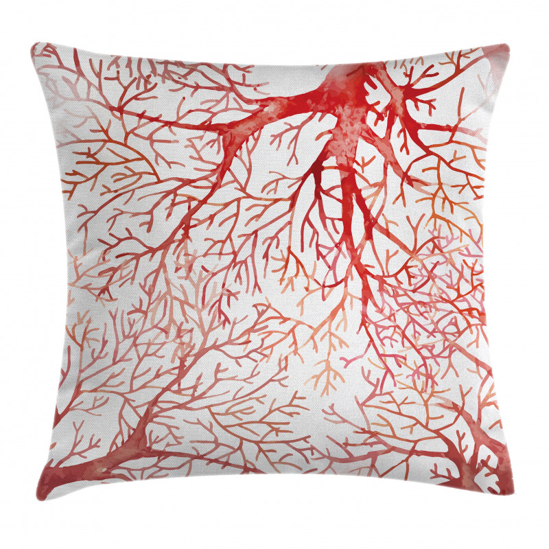 Watercolor Branchs Fall Pillow Cover