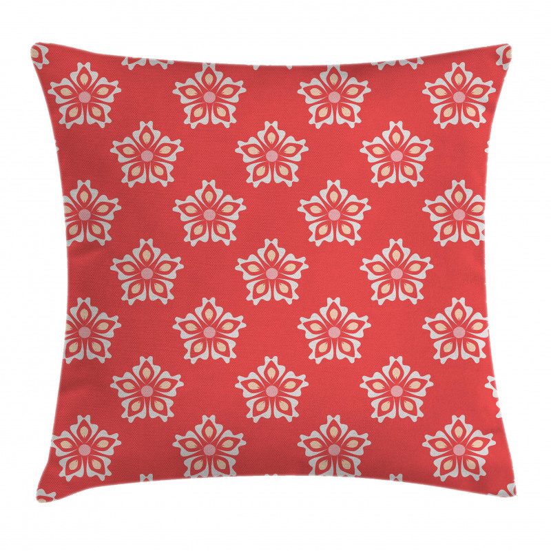 Floral Victorian Shapes Pillow Cover