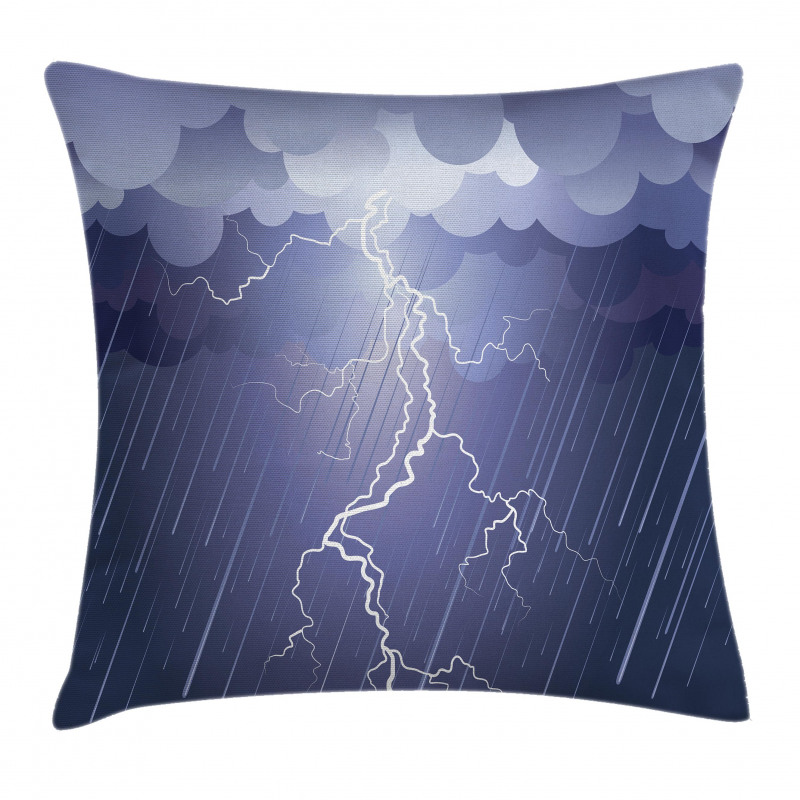 Thunderstorm Dark Clouds Pillow Cover