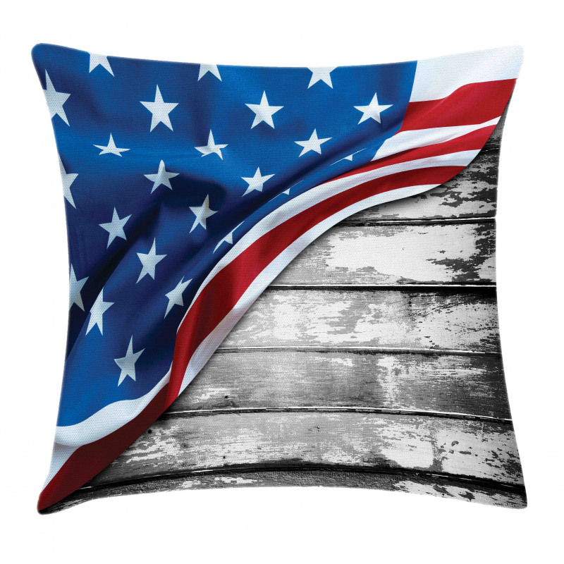 Antique Country Flag Pillow Cover