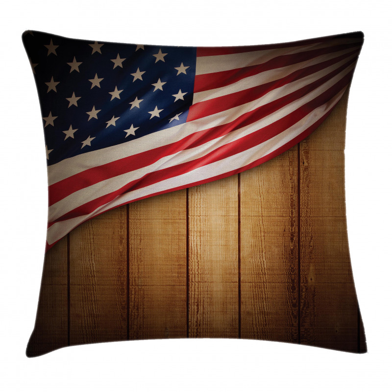 Retro Wooden Country Pillow Cover