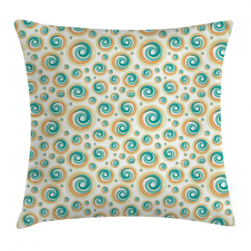 Spiral Circle Tile Pillow Cover