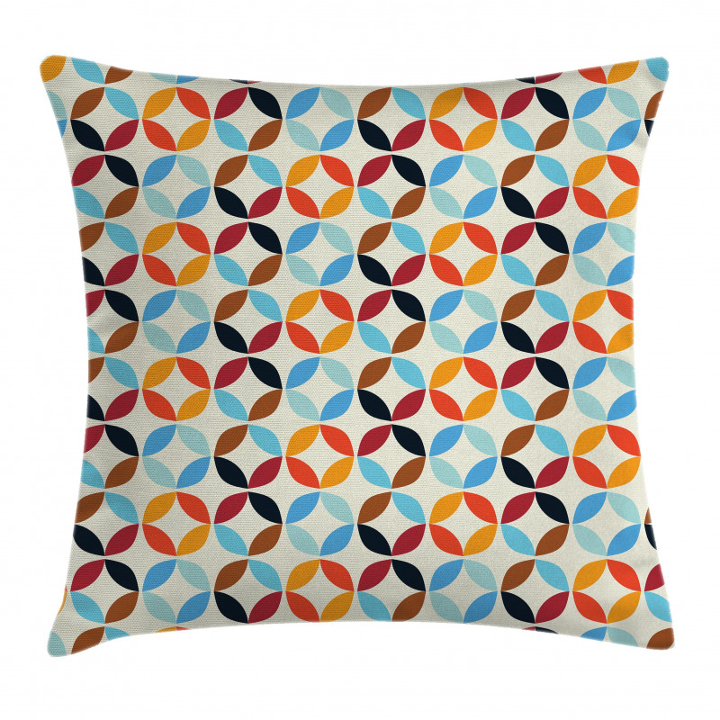 Bound Square Circle Pillow Cover