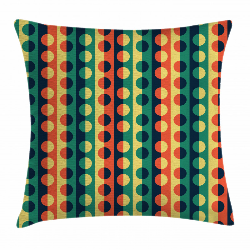 Half-Pattern Rings Pillow Cover