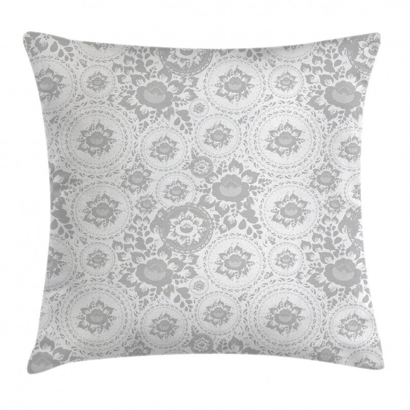 Rose Petals Floret Pillow Cover