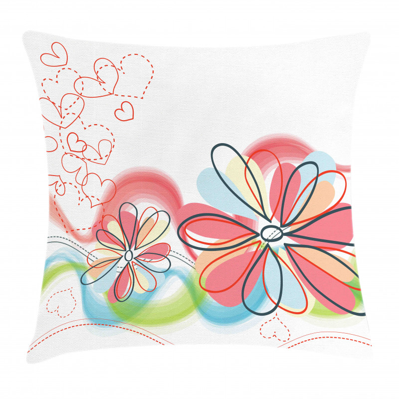 Floral Haze Pillow Cover