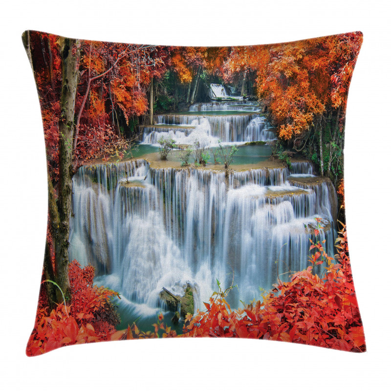 Botanic Fall Forest Pillow Cover