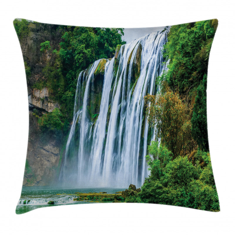 Green Botanic Nature Pillow Cover