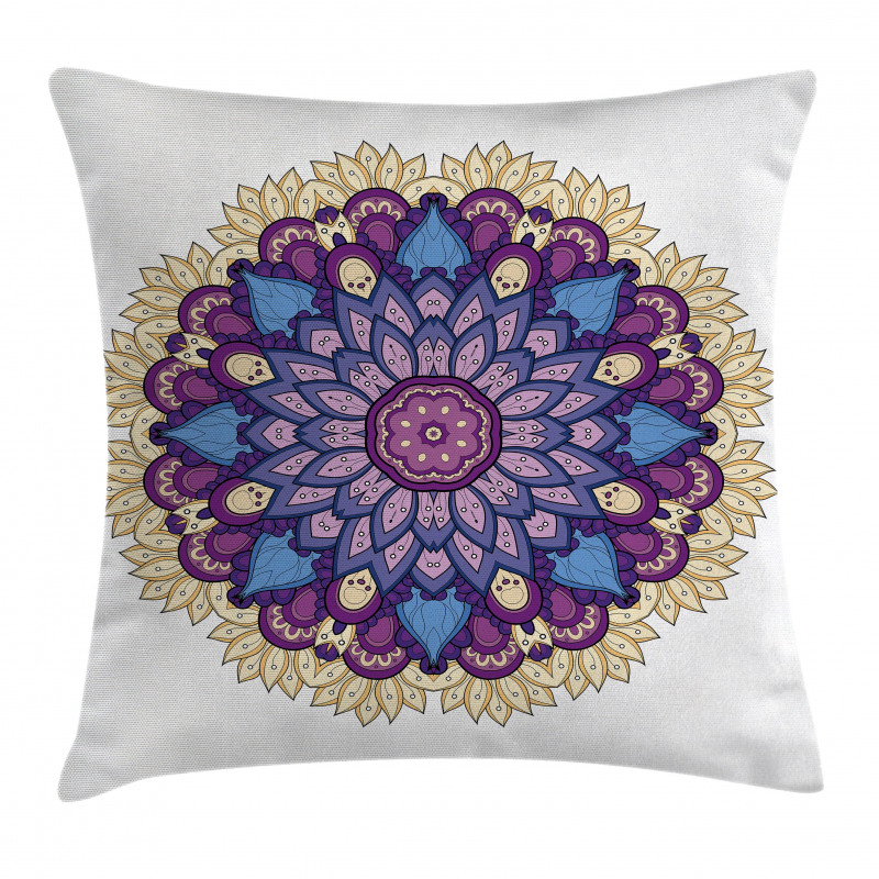 Floral Ornament Nature Pillow Cover