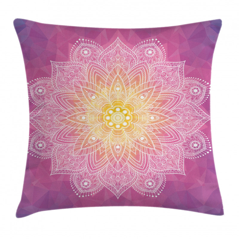 Mandala Floral Art Pillow Cover