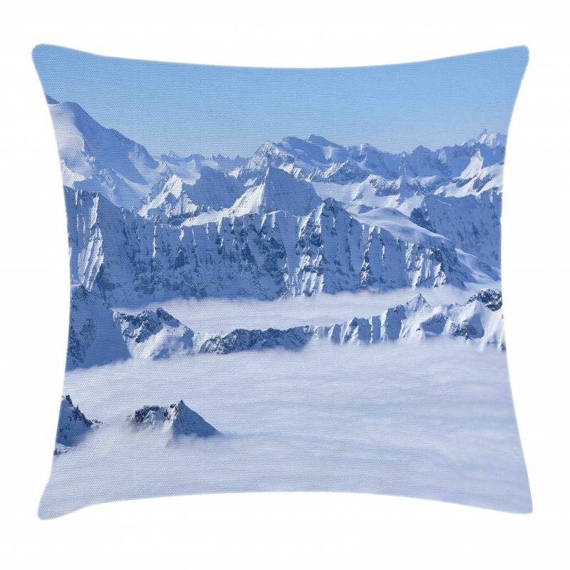 Clouds on Summit Fog Pillow Cover