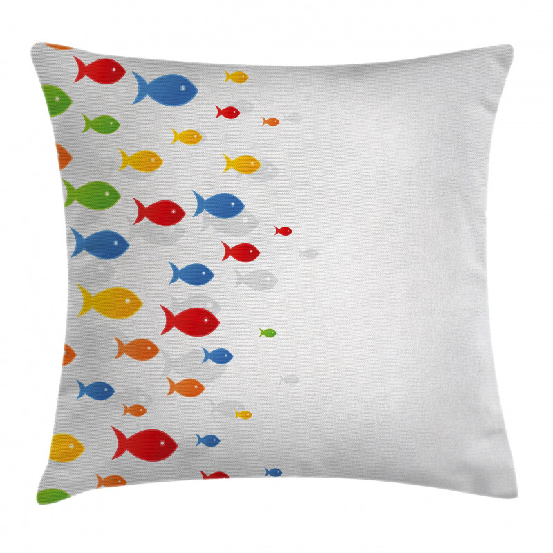 Cartoon Sea Animals Pillow Cover