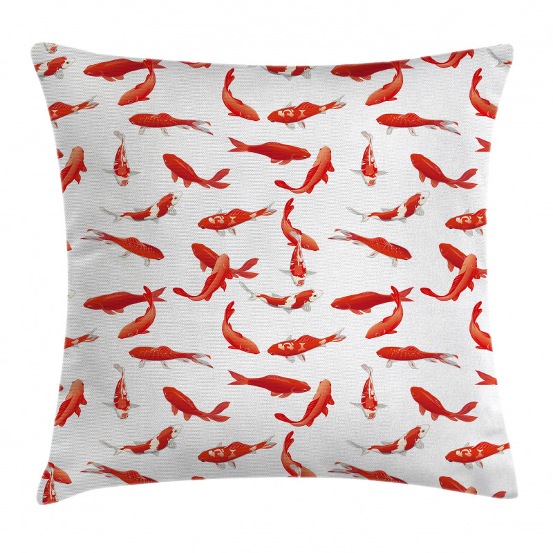 Koi Shoal Marine Pillow Cover