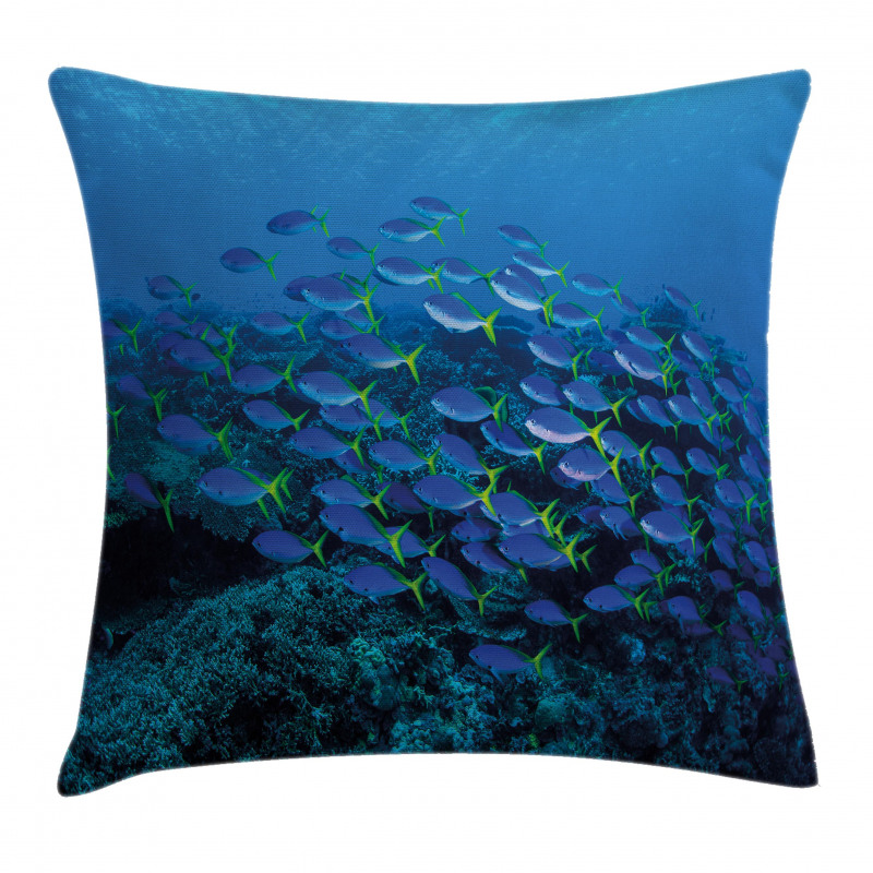 Shoal Reef Ocean Pillow Cover