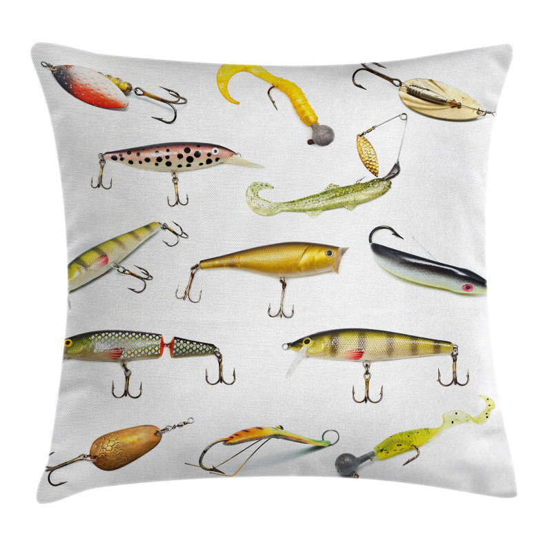Hunting Sea Animals Theme Pillow Cover