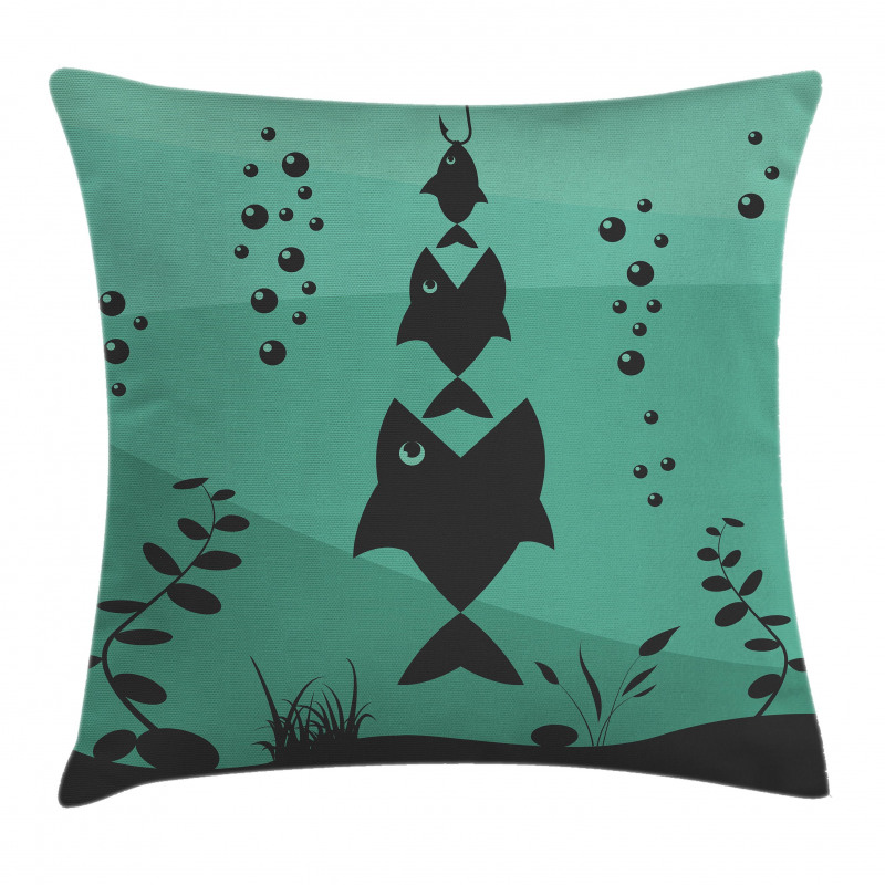 Underwater Life Themed Pillow Cover