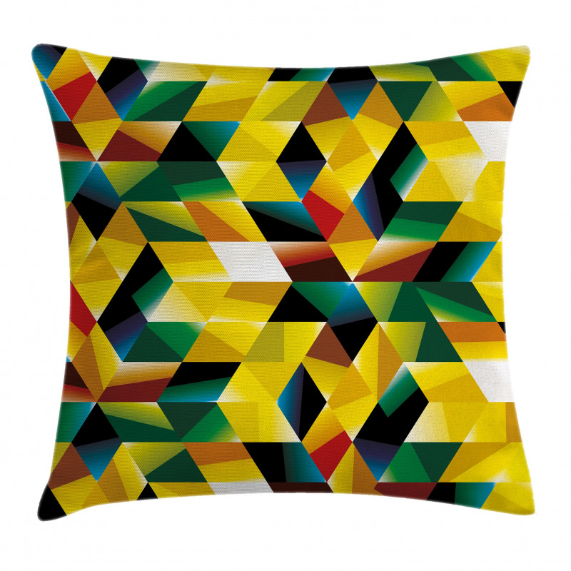 Geometric Green Pillow Cover