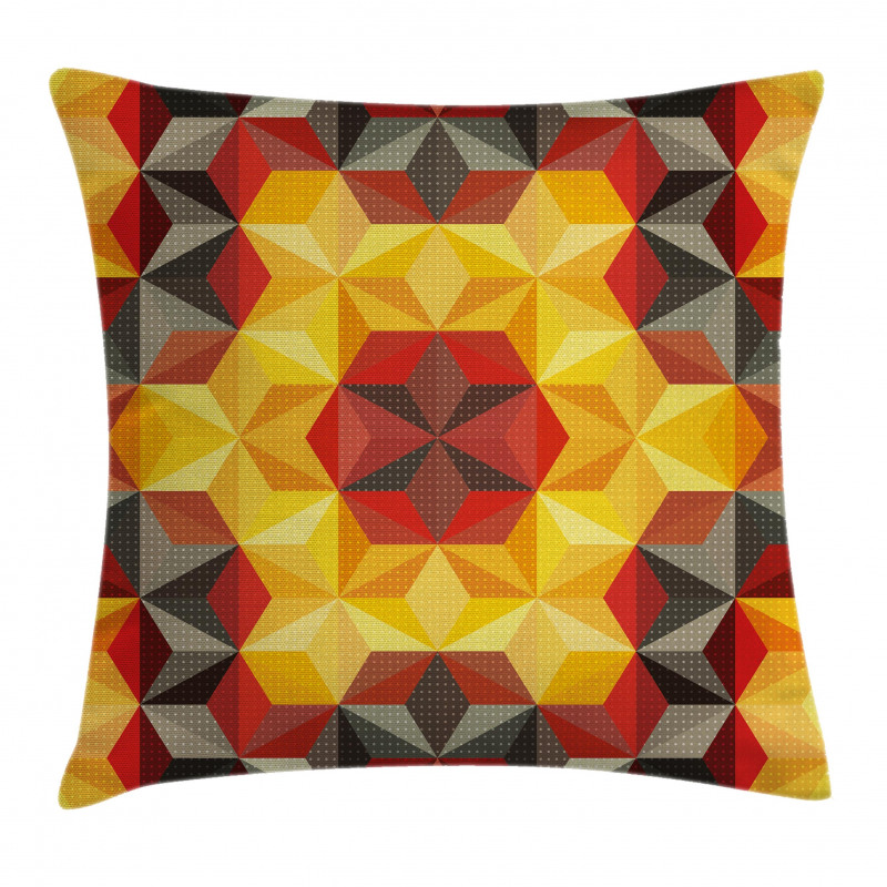 Geometric Fractal Art Pillow Cover