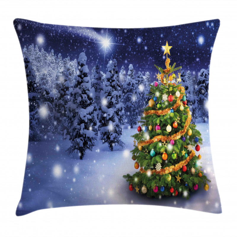 Elf Noel Theme Winter Pillow Cover