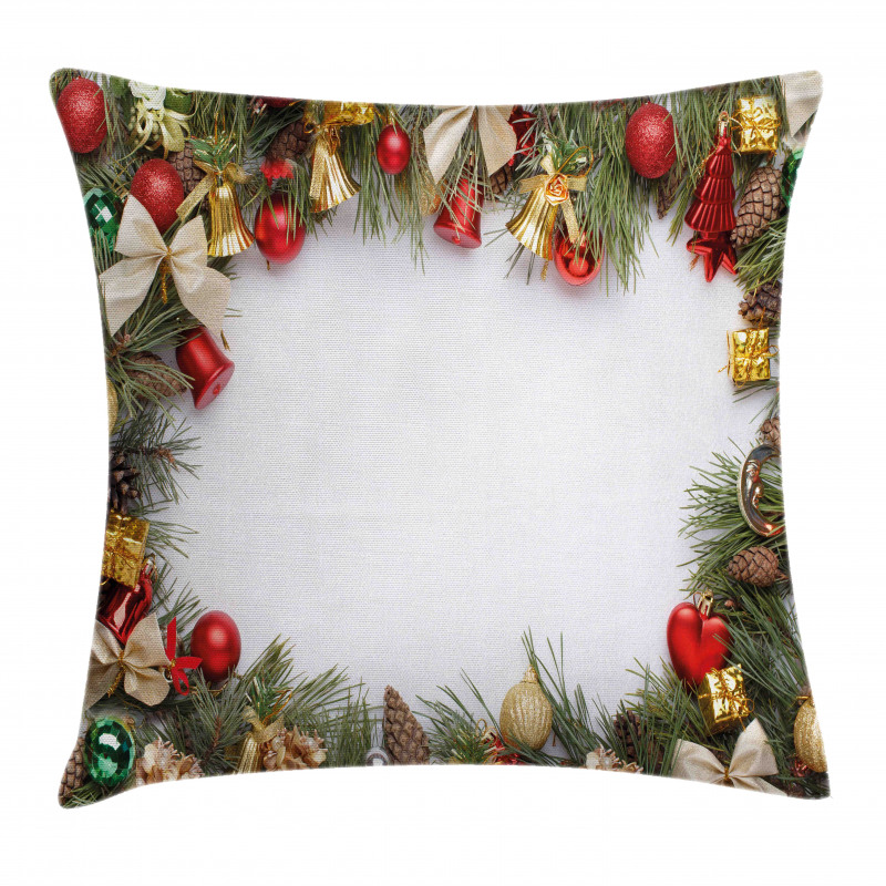 Garland Frame Noel Art Pillow Cover