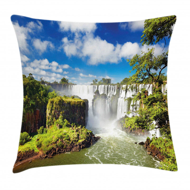 Agentinean Waterfall Pillow Cover