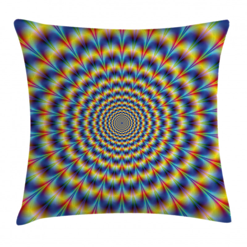 Psychedelic Hippie Art Pillow Cover