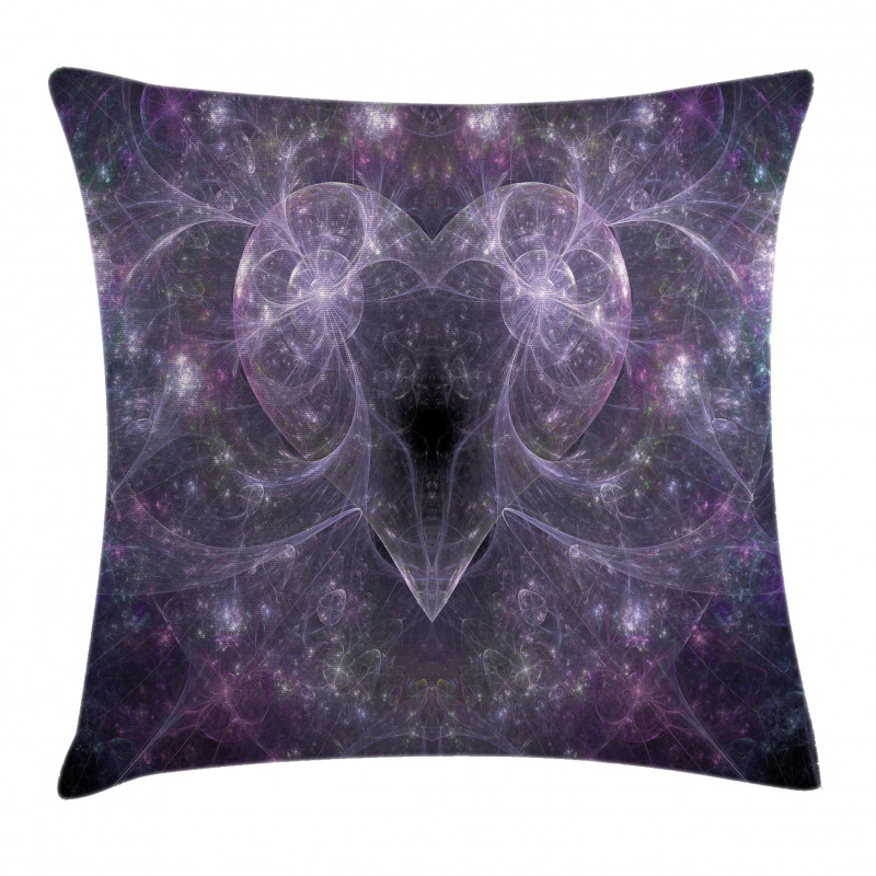 Space Cosmos Hearts Pillow Cover