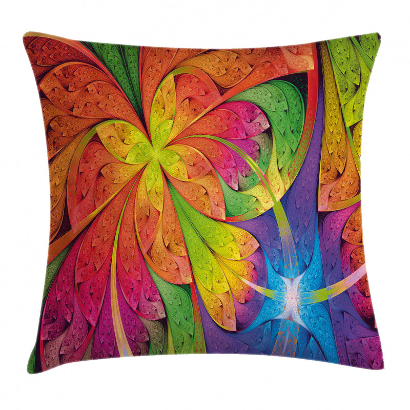 Vibrant Colored Pattern Pillow Cover