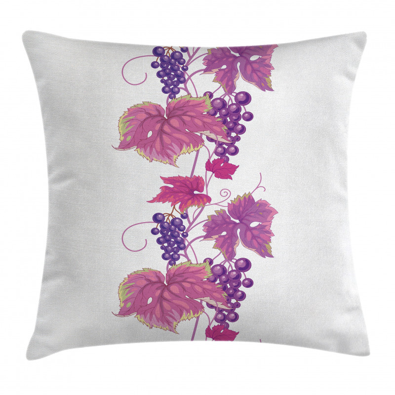Vibrant Leaf and Plant Pillow Cover
