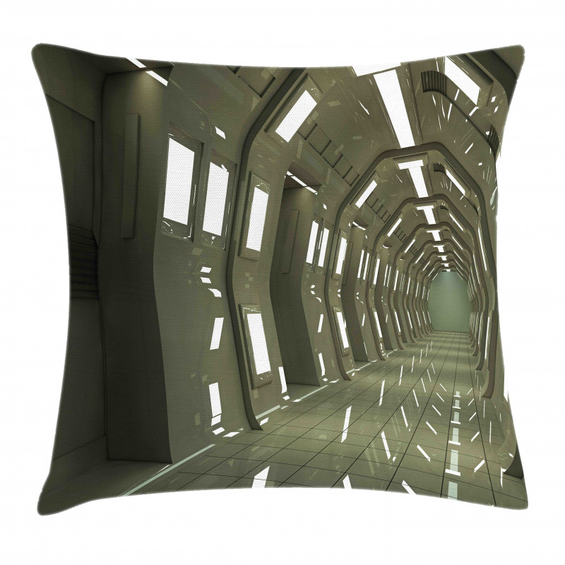 Outer Space Scene Pillow Cover