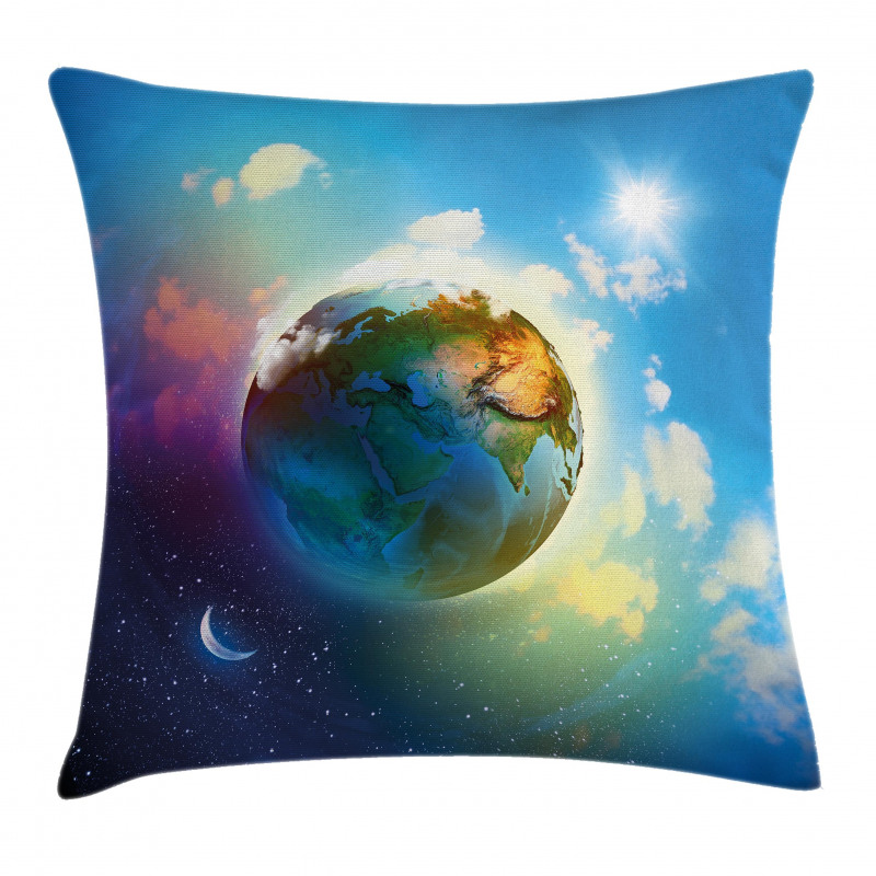 Cosmos Vibrant Scenery Pillow Cover