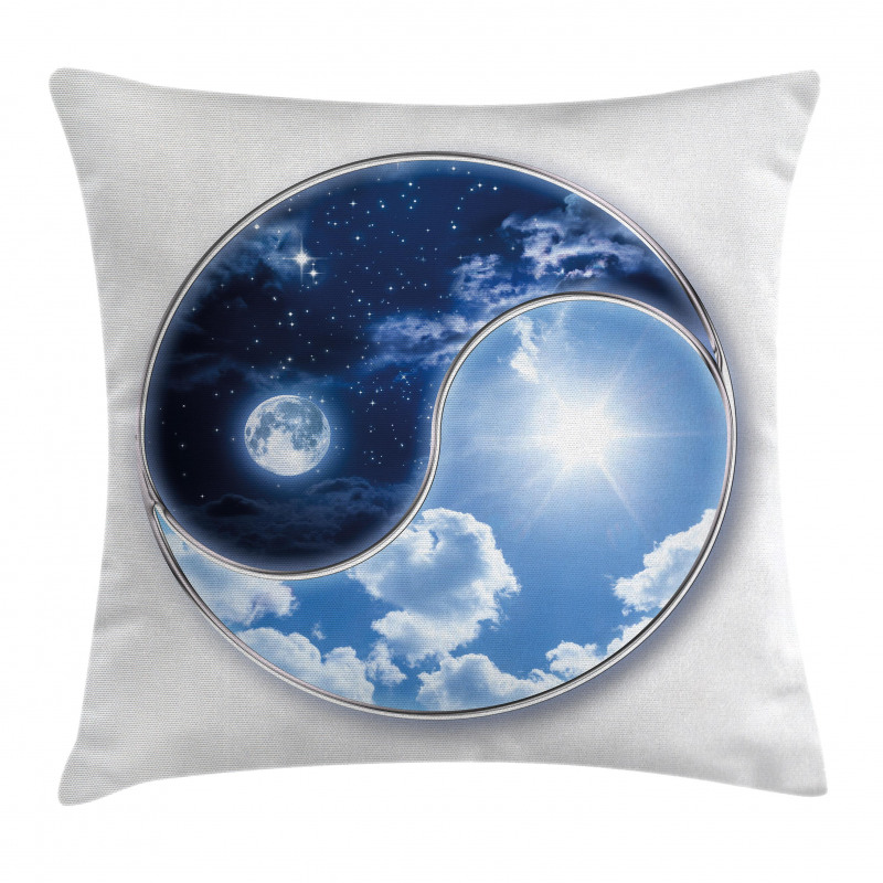Moon and Sun Pillow Cover