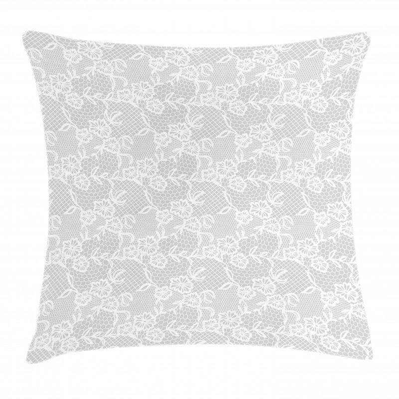 Oriental Lace Pattern Pillow Cover