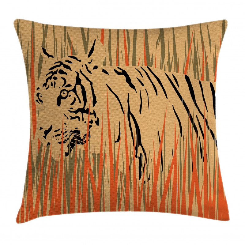 Tiger Jungle Pillow Cover