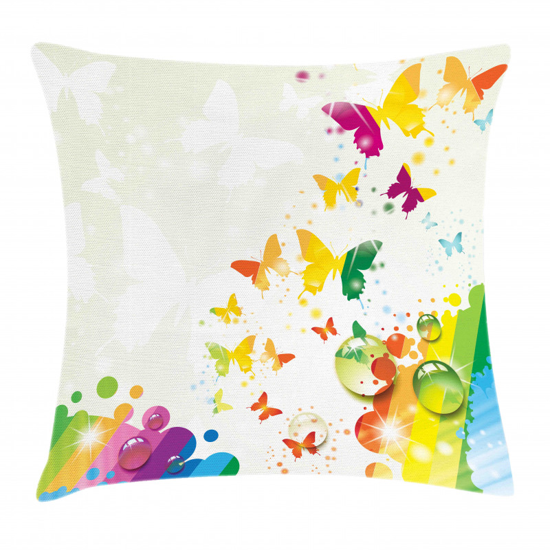 Butterfly Festival Art Pillow Cover