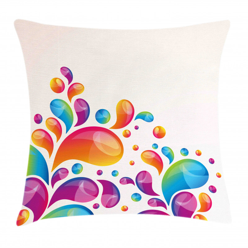 Abstract Raindrops Pillow Cover