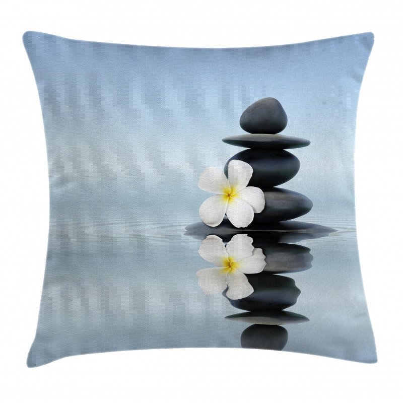 Stones Plumeras Pillow Cover