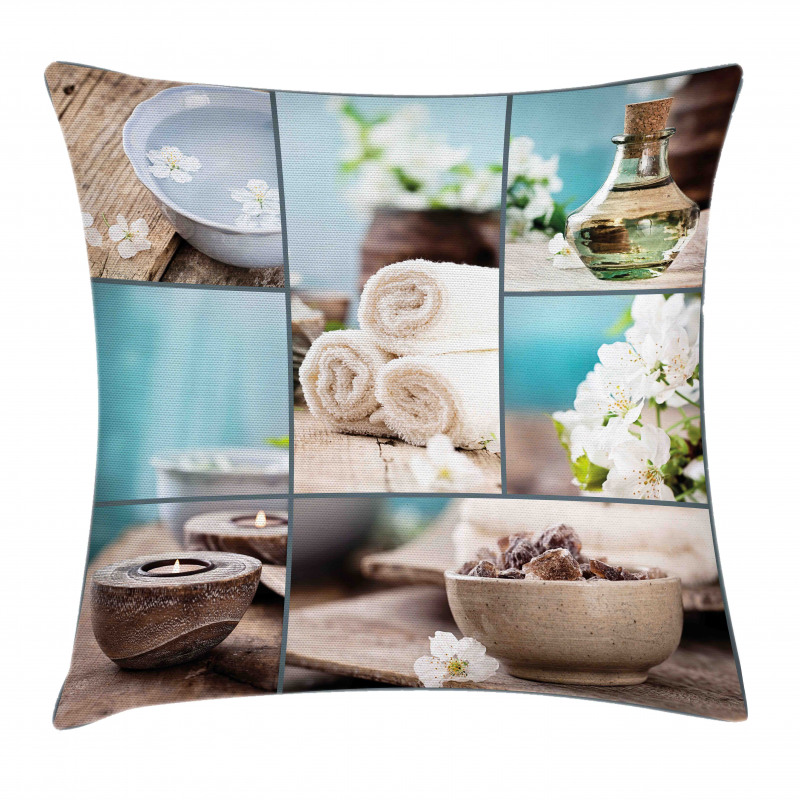 Collage Flowers Pillow Cover