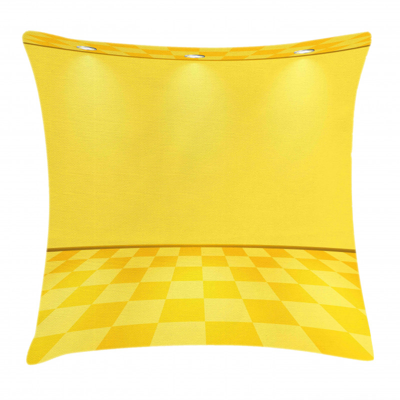 Yellow Lemon Chess Pillow Cover