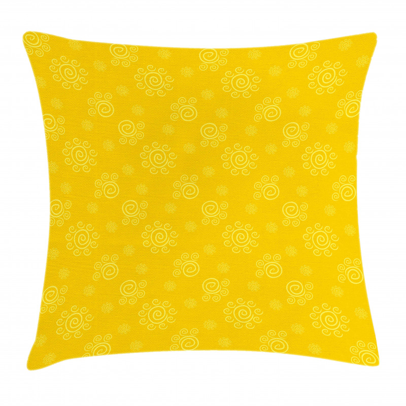 Sun Solar Sketchy Pillow Cover
