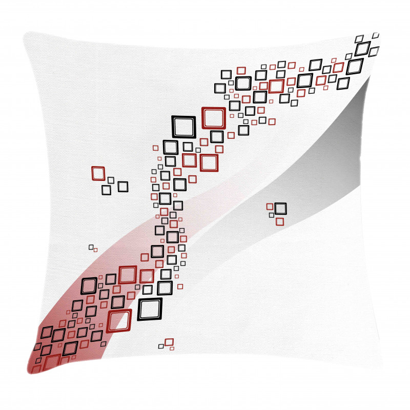 Square Wavy Shapes Pillow Cover