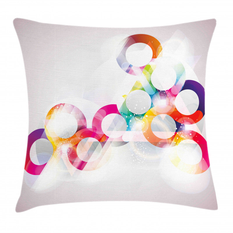 Disc Shapes Circles Pillow Cover