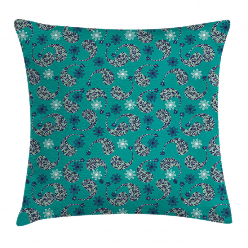 Style Flowers Pillow Cover