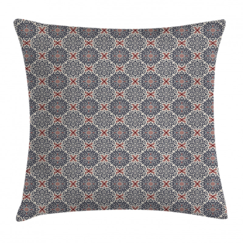 Boho Floral Vintage Pillow Cover