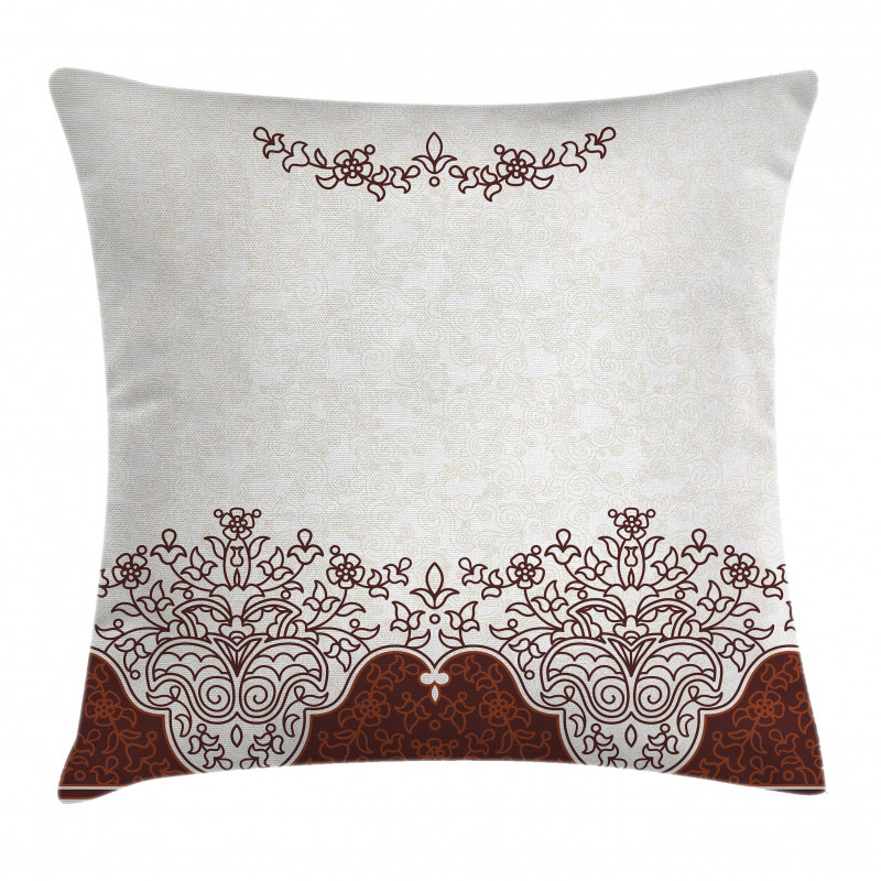 Floral Persian Design Pillow Cover