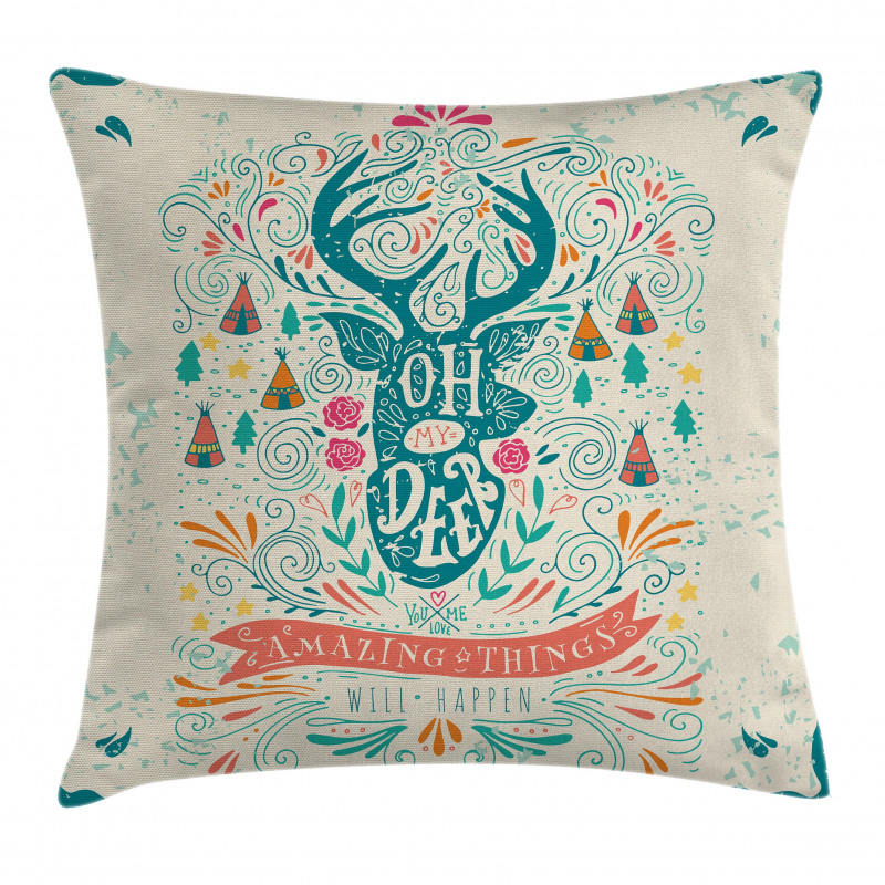 Inspirational Ornaments Pillow Cover