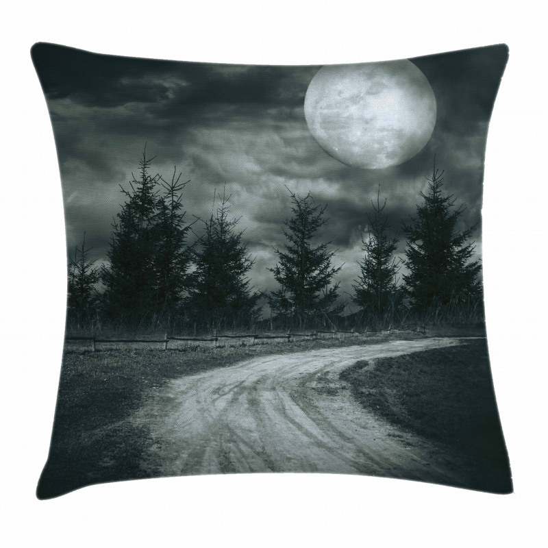 Moonrise Scenery Pillow Cover