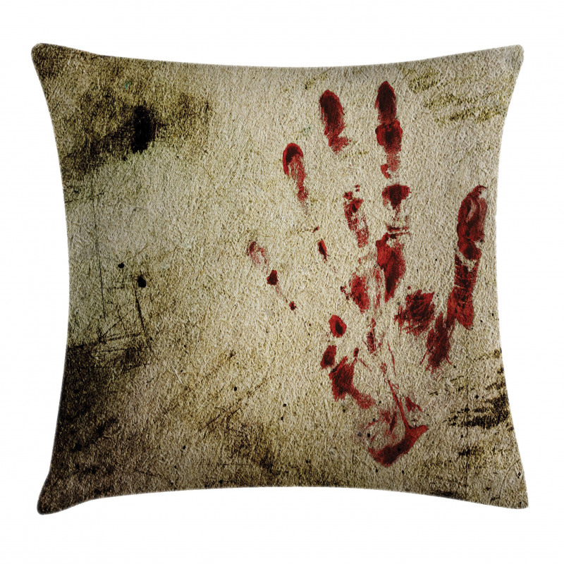 Bloddy Dirty Hand Pillow Cover